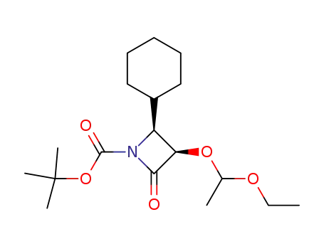 (3R,4S)-1-(tert-butoxycarbonyl)-4-cyclohexyl-3-(1-ethoxyethoxy)-2-azetidinone