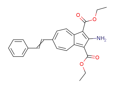 diethyl 2-amino-6-styryl-1,3-azulenedicarboxylate