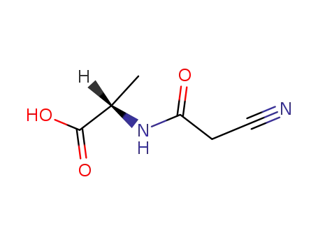 L-Alanine, N-(cyanoacetyl)- (9CI)