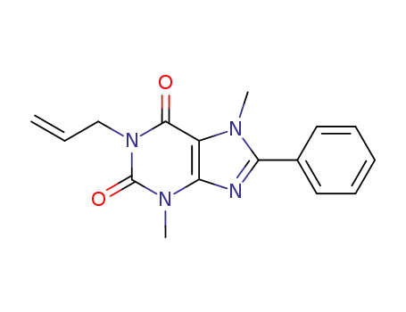 Molecular Structure of 149981-23-7 (1-ALLYL-3,7-DIMETHYL-8-PHENYLXANTHINE)