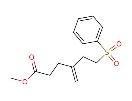 methyl 4-methylene-6-(phenylsulfonyl)hexanoate