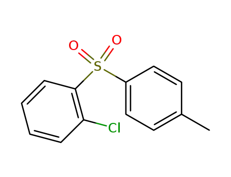 Molecular Structure of 107624-65-7 (o-chlorophenyl p-tolyl sulfone)