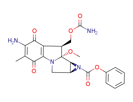 Molecular Structure of 109334-17-0 (7-amino-9a-methoxy-1a-(phenoxycarbonyl)mitosane)