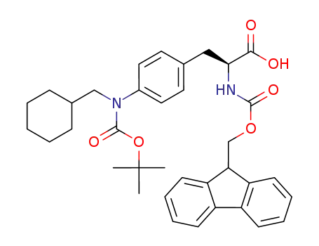 (S)-2-((((9H-fluoren-9-yl)methoxy)carbonyl)amino)-3-(4-((tert-butoxycarbonyl)(cyclohexylmethyl)amino)phenyl)propanoic acid