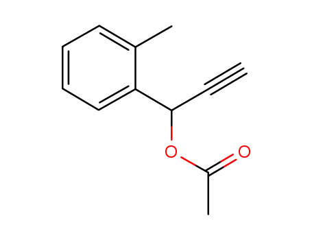 Molecular Structure of 1240238-60-1 (1-(2-methylphenyl)-2-propynyl acetate)