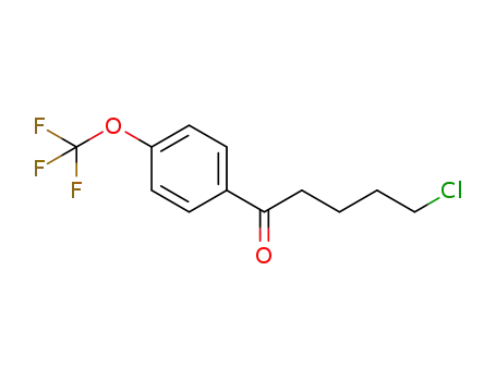 Molecular Structure of 898761-63-2 (5-CHLORO-1-OXO-1-(4-TRIFLUOROMETHOXYPHENYL)PENTANE)