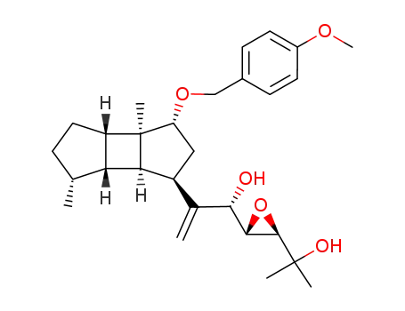 (S)-1-[(2S,3R)-3-(1-Hydroxy-1-methyl-ethyl)-oxiranyl]-2-[(1R,3R,3aR,3bS,6R,6aR,6bR)-3-(4-methoxy-benzyloxy)-3a,6-dimethyl-decahydro-cyclobutadicyclopenten-1-yl]-prop-2-en-1-ol