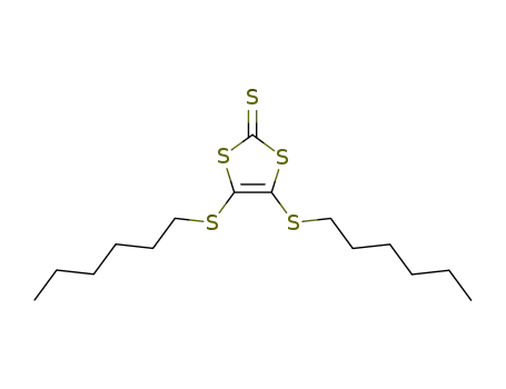 Molecular Structure of 149468-17-7 (1,3-Dithiole-2-thione, 4,5-bis(hexylthio)-)