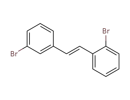 Molecular Structure of 155504-10-2 (trans-1-(2-bromophenyl)-2-(3-bromophenyl)ethene)