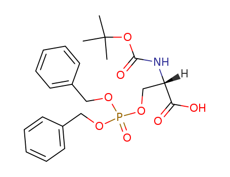 N-Boc-O-(dibenzylphospho)-L-serine