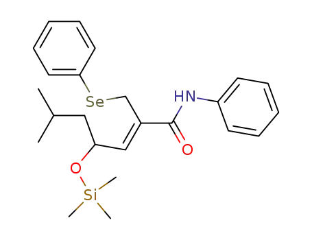 6-methyl-N-phenyl-2-<(phenylseleno)methyl>-4-<(trimethylsilyl)oxy>-2-heptenamide