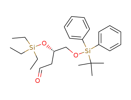 (3S)-4-(tert-butyldiphenylsilyl)oxy-3-(triethylsilyl)oxy-butyraldehyde