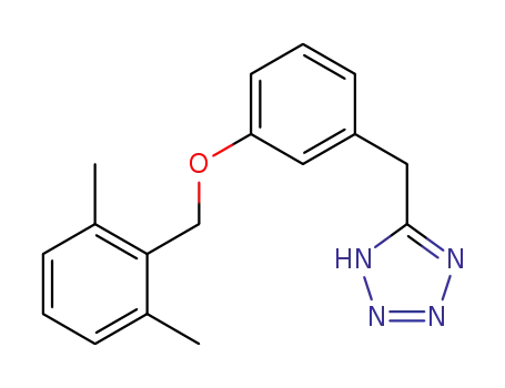 5-(3-(2,6-dimethylbenzyloxy)benzyl)-1H-tetrazole