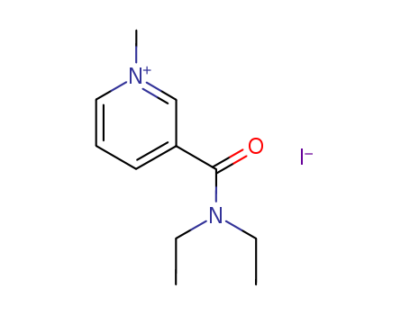Pyridinium,3-[(diethylamino)carbonyl]-1-methyl-, iodide (1:1) cas  1013-86-1