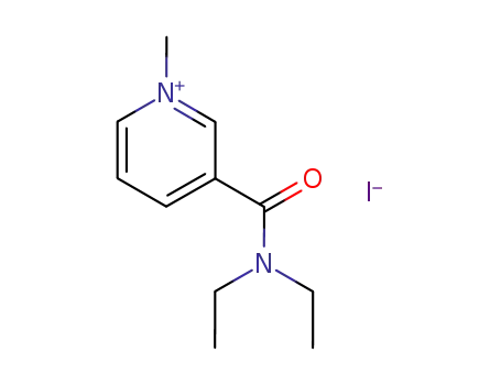 Molecular Structure of 1013-86-1 (3-(diethylcarbamoyl)-1-methylpyridinium)