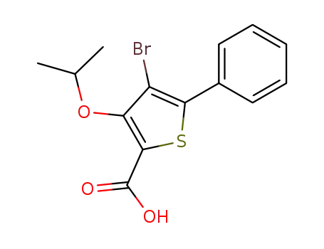 2-Thiophenecarboxylic acid, 4-bromo-3-(1-methylethoxy)-5-phenyl-