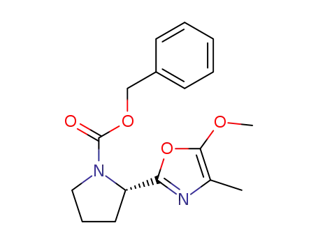 (1'S)-2-<N-(carbobenzyloxy)-2'-azacyclopentyl>-3-aza-4-methyl-5-methoxy-1-oxacyclopenta-2,4-diene