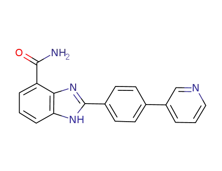 2-(4-(pyridin-3-yl)phenyl)-1H-benzo[d]imidazole-4-carboxamide