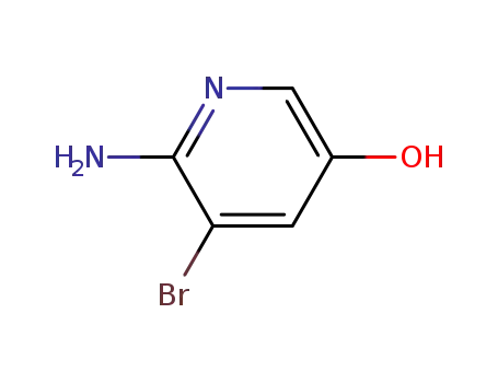 Molecular Structure of 186593-53-3 (2-AMINO-3-BROMO-5-HYDROXYPYRIDINE)