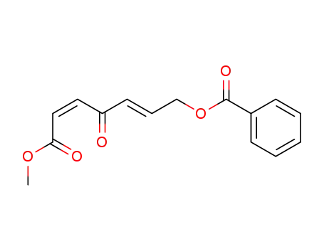 2,5-Heptadienoic acid,7-(benzoyloxy)-4-oxo-, methyl ester, (2Z,5E)-