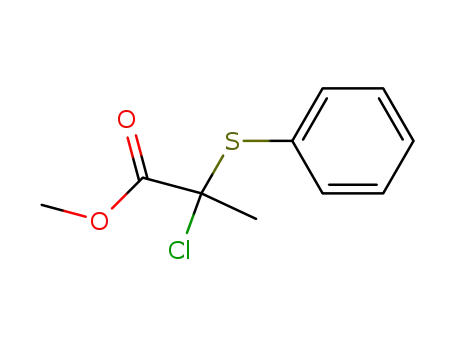 chloro-2 phenylthio-2 propionate de methyle