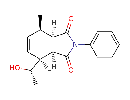 3aβ,4β,7β,7aβ-tetrahydro-4(R*)-(1(R*)-hydroxyethyl)-7-methyl-2-phenylisoindole-1,3-(2H)-dione
