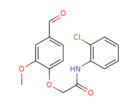 2-(4-FORMYL-2-METHOXYPHENOXY) ACETIC ACID, N-(2-CHLOROPHENYL)AMIDE