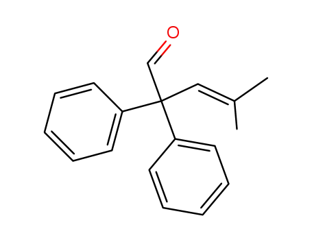 4-methyl-2,2-diphenyl-3-penten-1-al