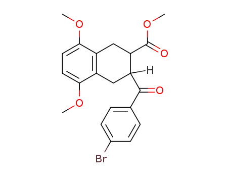 methyl 3-(4-bromobenzoyl)-5,8-dimethoxy-1,2,3,4-tetrahydro-2-naphthalenecarboxylate
