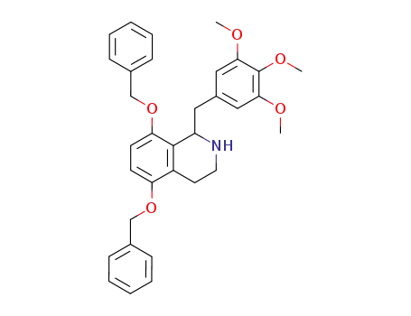 5,8-dibenzyloxy-1-(3,4,5-trimethoxybenzyl)-1,2,3,4-tetrahydroisoquinoline