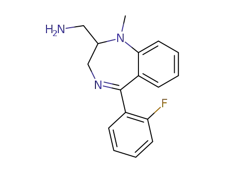 1-methyl-2-(aminomethyl)-5-(2'-fluorophenyl)-2,3-dihydro-1H-1,4-benzodiazepine
