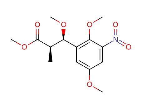 (2R,3R)-3-(2,5-Dimethoxy-3-nitro-phenyl)-3-methoxy-2-methyl-propionic acid methyl ester