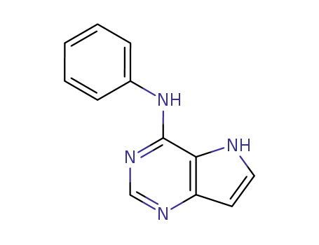 5H-Pyrrolo(3,2-d)pyrimidin-4-amine, N-phenyl-