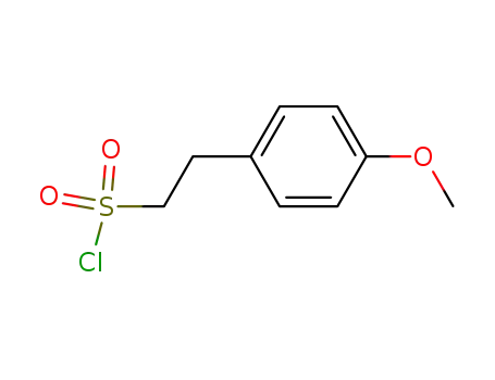Molecular Structure of 76653-14-0 (2-(4-METHOXYPHENYL)ETHANESULFONYL CHLORIDE)