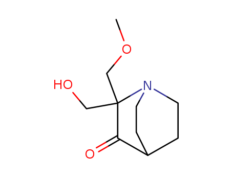 2-(hydroxymethyl)-2-(methoxymethyl)-1-azabicyclo[2.2.2]octan-3-one