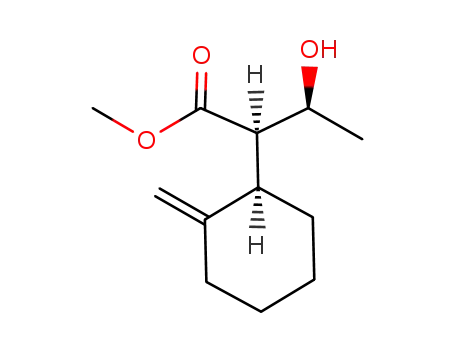 Methyl (2R<sup>*</sup>,3S<sup>*</sup>,1'R<sup>*</sup>)-(+/-)-3-hydroxy-2-(2'-methylenecyclohexan-1'-yl)butyrate