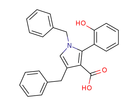 1H-Pyrrole-3-carboxylic acid,
2-(2-hydroxyphenyl)-1,4-bis(phenylmethyl)-