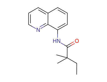 Molecular Structure of 1215018-75-9 (2,2-dimethyl-N-(quinolin-8-yl)butanamide)