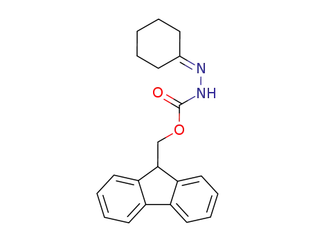 Molecular Structure of 74105-60-5 ((9H-fluoren-9-yl)methyl 2-cyclohexylidenehydrazinecarboxylate)