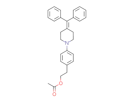 2-<4-(benzhydrylidene-1-piperidinyl)phenyl>ethyl acetate