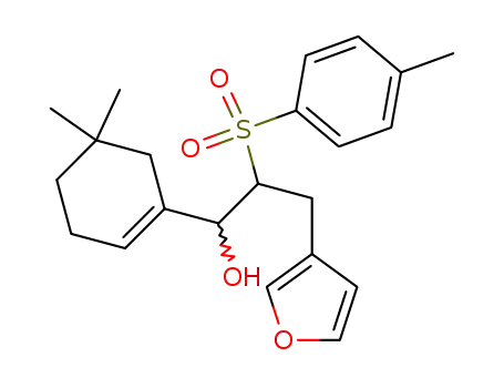 3-(3-furyl)-1-(5,5-dimethyl-1-cyclohexenyl)-2-tosyl-1-propanol