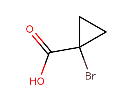 Molecular Structure of 89544-84-3 (Cyclopropanecarboxylic acid, 1-bromo-)