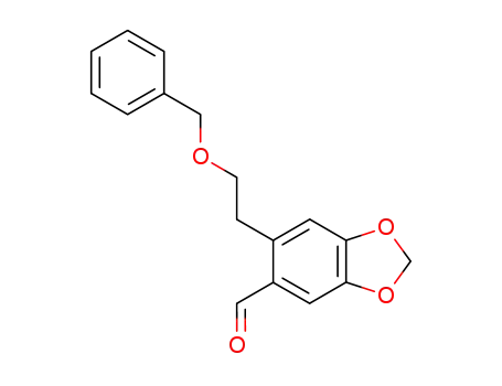 2-(2-formyl-4,5-(methylenedioxy)phenyl)ethyl benzyl ether