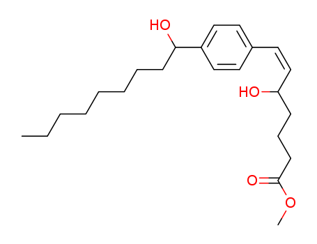 6-Heptenoic acid, 5-hydroxy-7-[4-(1-hydroxynonyl)phenyl]-, methyl ester