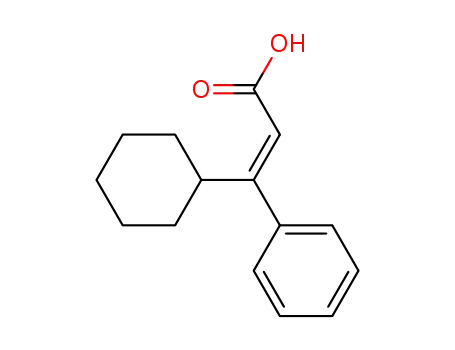 (E)-3-cyclohexyl-3-phenylacrylic acid