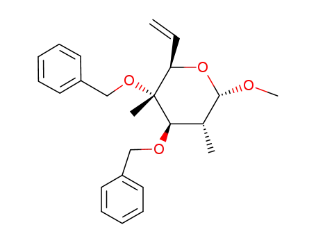 methyl-2,6,7-tridesoxy-2,4-di-C-methyl-3,4-di-O-benzyl-α-D-glucohept-6-enopyranoside