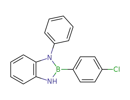 2-(4-chloro-phenyl)-1-phenyl-2,3-dihydro-1<i>H</i>-benzo[1,3,2]diazaborole