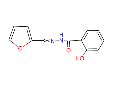 Benzoicacid, 2-hydroxy-, 2-(2-furanylmethylene)hydrazide cas  22596-74-3