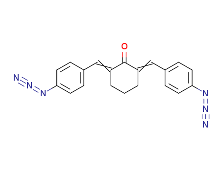 2,6-Bis(4-azidobenzylidene)cyclohexanone (wetted with ca. 30% Water, containing 25g on a dry weight basis) [Research for Photosensitive Material]