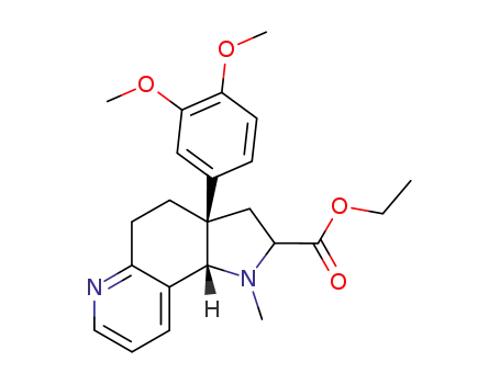 1H-Pyrrolo[2,3-f]quinoline-2-carboxylic acid,
3a-(3,4-dimethoxyphenyl)-2,3,3a,4,5,9b-hexahydro-1-methyl-, ethyl
ester